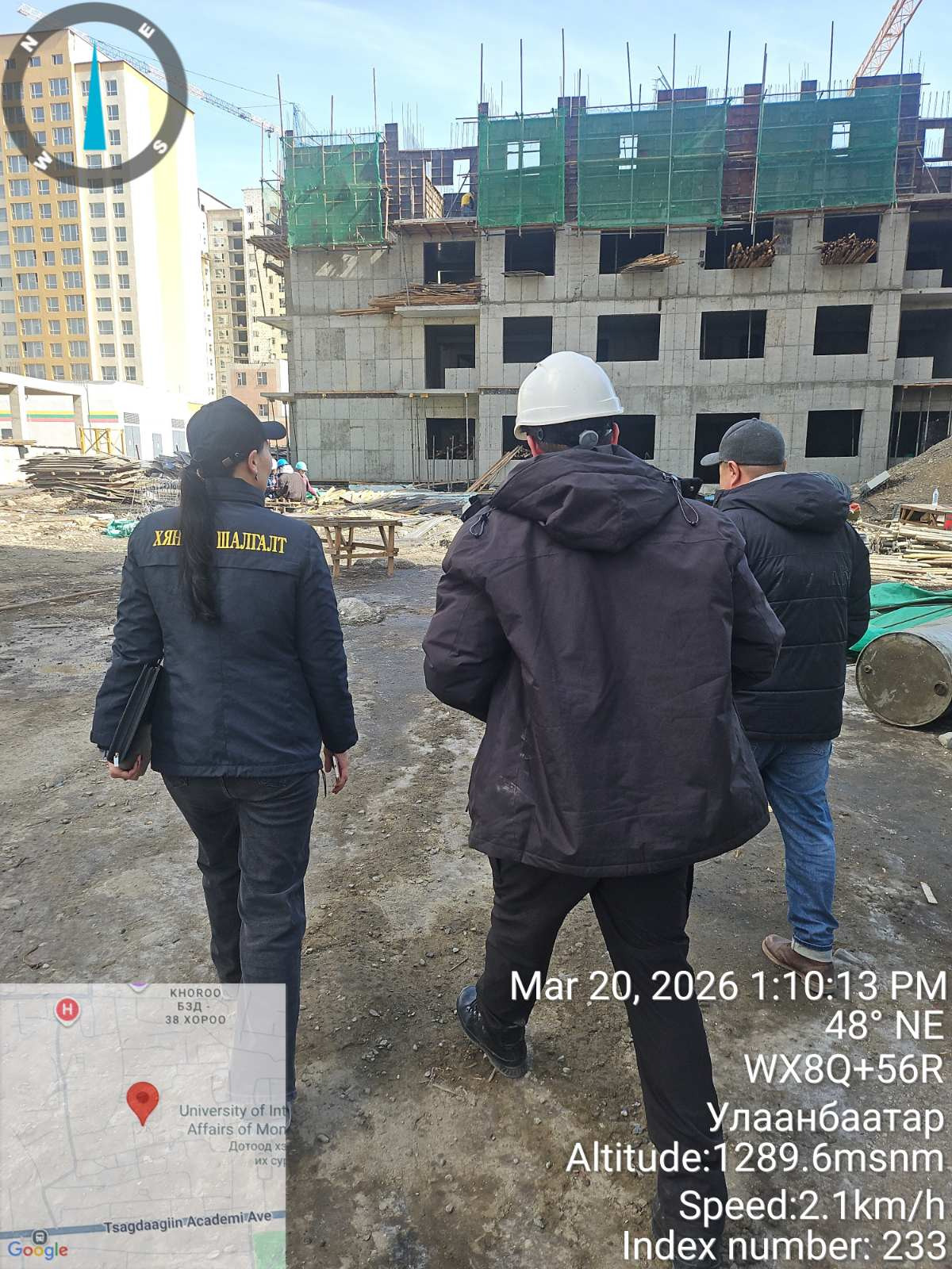 Нийслэлд шинээр баригдаж буй барилга байгууламжуудад урьдчилан сэргийлэх хяналт шалгалт хийж байна